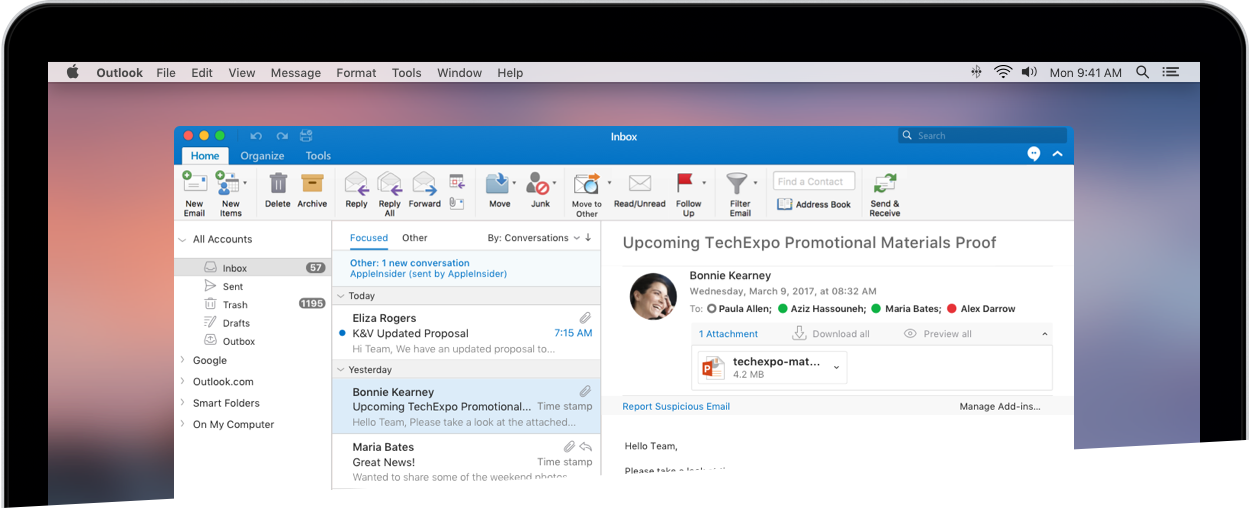 get mail on outlook for mac
